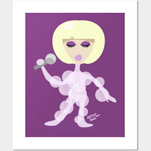 The Gaga Lady Posters and Art